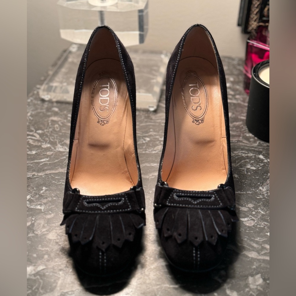 Tod’s made in Italy brogue heel size 10